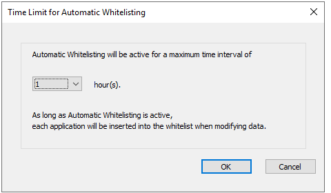 Automatic Whitelisting