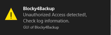 Unauthorized Access detected