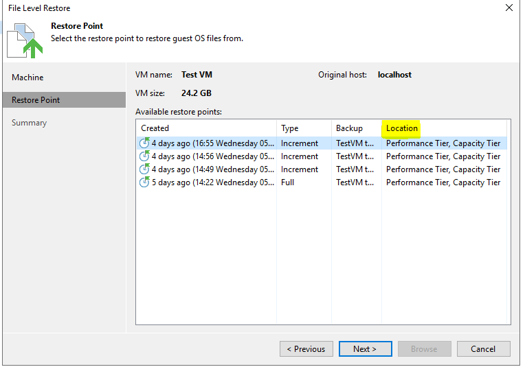 Restore Points
