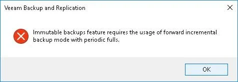 Error message